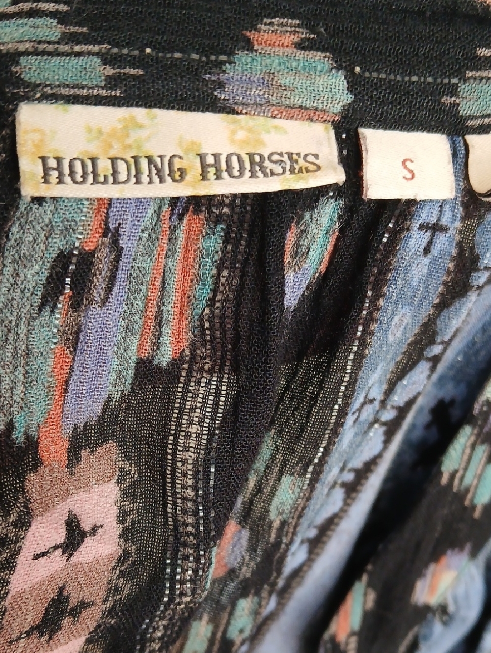 Anthropologie Holding Horses Winter Moon Tunic Dress Size Small - Picture 10 of 10
